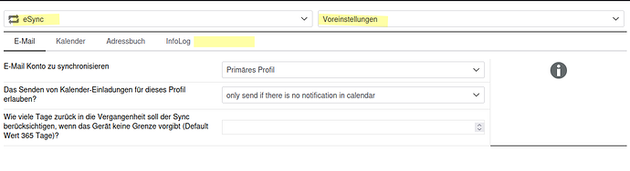 eSync Voreinstellungen 2024-08-08_11-08