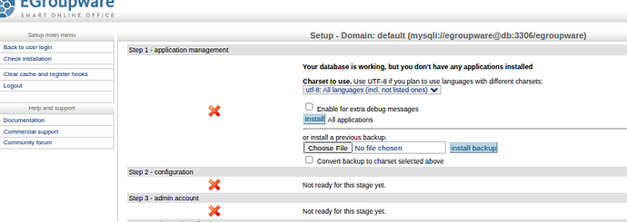 Screenshot egroupware 1