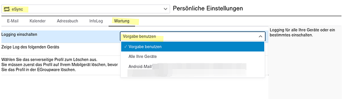 eSync Persoenlicheeinstellugen 2024-08-08_11-10