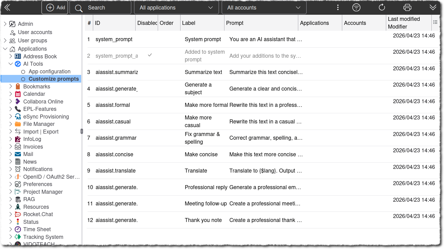 EGroupware Maintenance Release 26.4.20260424 - Announcements ...